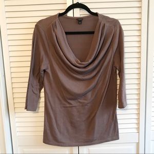 Ann Taylor drape front blouse